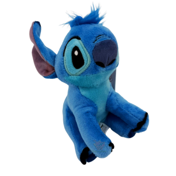 Blauer Plüschanhänger „Stitch“ mit großen Ohren und Schlaufe zum Befestigen, ca. 12 cm